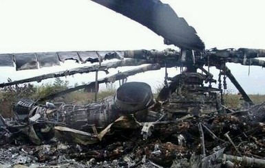 СМИ: В Харьковской области упал вертолет, доставлявший груз в зону АТО 