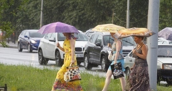 Сегодня днем, 6 июня, кратковременные дожди и грозы придут на западе и севере страны